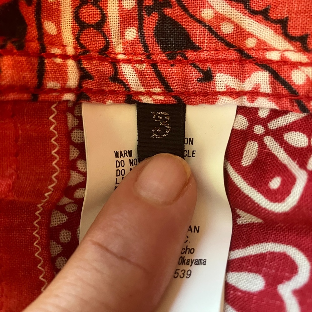Bandana Patchwork button down - Picture 5 of 5